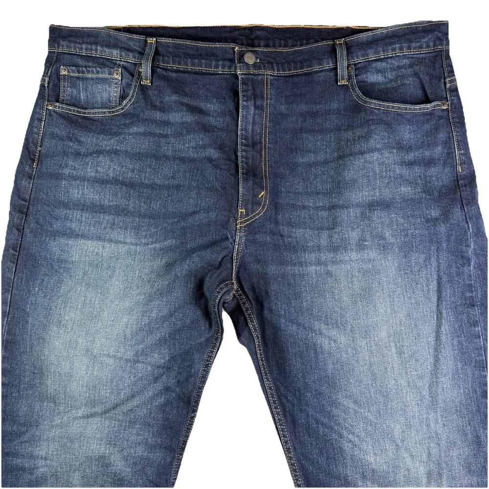 Levi's 569 Jeans Men's 44x32(30) Loose Fit Straight Dark Wash Denim EUC READ